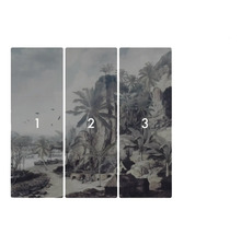 Tapetă foto din trei piese cu motiv de peisaj