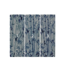 Tapetă foto din trei piese cu model de bambus