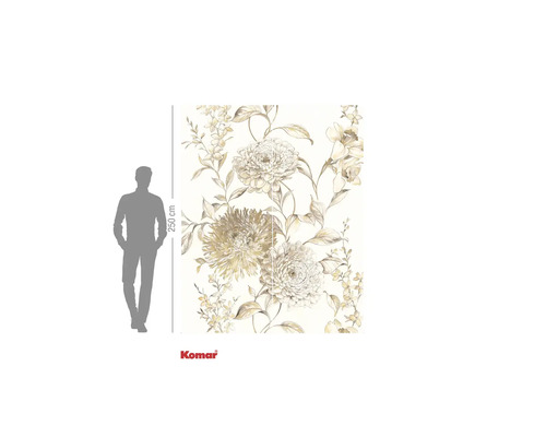 Fototapet cu model floral și 250 centimetri înălțime