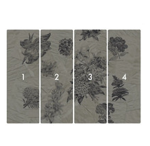 Fototapetă din patru piese cu model floral