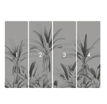 Tapetă foto din patru piese cu motiv de plante