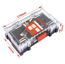 Set de scule Partfield în cutie de depozitare, dimensiuni 170 x 103 x 53 mm