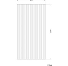 Desen tehnic al unui produs cu dimensiunile de 973 pe 2000.