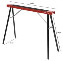 Banc de lucru cu dimensiunile de 99,8 cm lățime și 80 cm înălțime