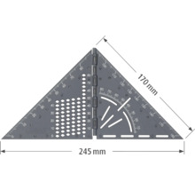 Echer Wolfcraft cu dimensiuni de 245 pe 170 milimetri