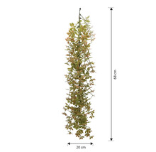 Ghirlandă artificială de iederă, lungime 68 cm și lățime 20 cm, pentru decorare