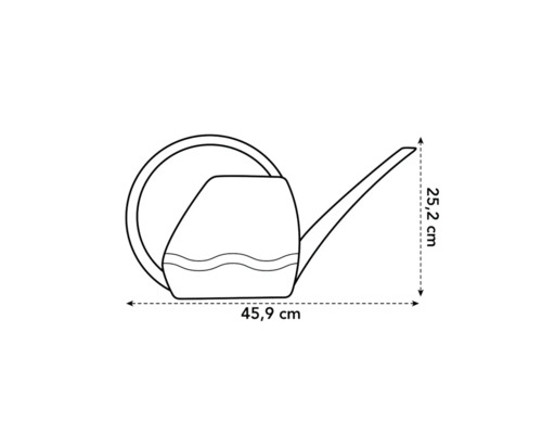 Desen tehnic al unei udătoare cu dimensiuni