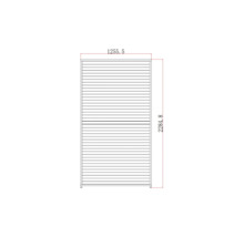 Desen tehnic al unei rulouri cu dimensiunile de 1255,5 x 2284,8 milimetri.