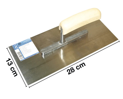 Gletieră cu mâner de lemn, 28 x 13 cm