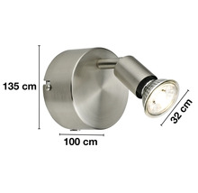 Lumină de perete cu dimensiuni