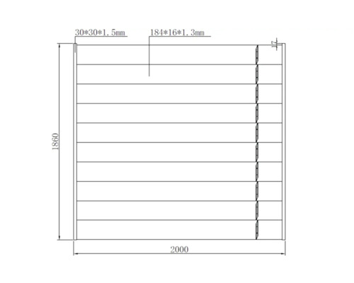 Desen tehnic al unei construcții din lemn cu dimensiuni