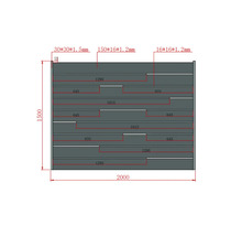 Desen tehnic al unui element de construcție din lemn cu dimensiuni