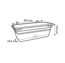 Imagine cu o jardinieră cu dimensiuni.