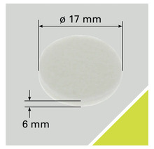 Imagine a unui inel de etanșare cu dimensiunile de 17 milimetri în diametru și 6 milimetri grosime