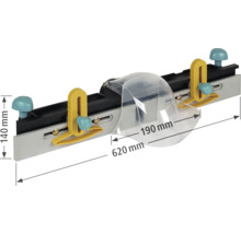 Tăietor de mozaic de sticlă cu o lungime de 620 mm și o înălțime de 140 mm