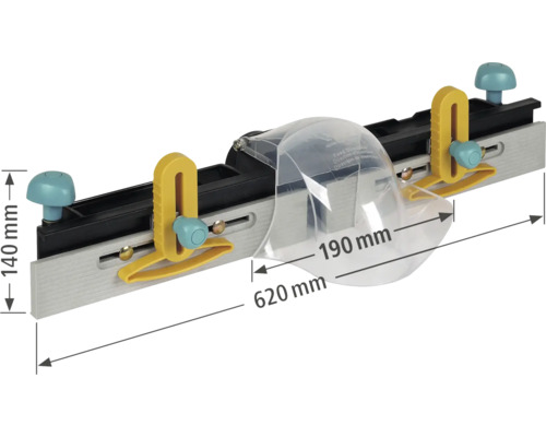 Tăietor de mozaic de sticlă cu o lungime de 620 mm și o înălțime de 140 mm