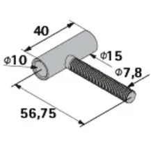 Desen tehnic al unui șurub cu dimensiuni