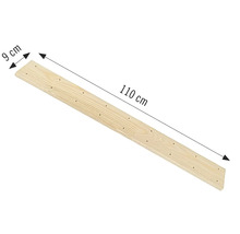 Placă de lemn cu dimensiunile de 110 pe 9 centimetri