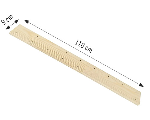Placă de lemn cu dimensiunile de 110 pe 9 centimetri