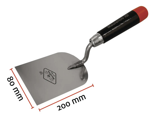 Mistrie de zidar cu dimensiunile de 200 mm lungime și 80 mm lățime