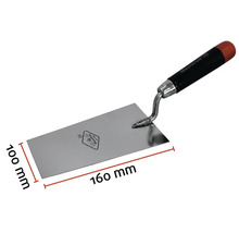 Mistrie de zidar cu o lungime de 160 mm și o lățime de 100 mm.