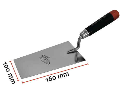 Mistrie de zidar cu o lungime de 160 mm și o lățime de 100 mm.