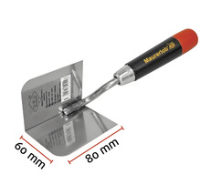 Gletier pentru colțuri Maurerlob, unghi interior, 60 mm x 80 mm