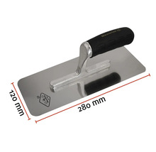 Gletier de netezire pentru zidari cu dimensiunile 280 mm x 120 mm.