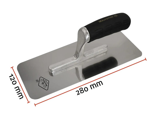 Gletier de netezire pentru zidari cu dimensiunile 280 mm x 120 mm.
