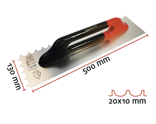 Mistrie Maurerlob, 500 x 130 milimetri, zimți 20 x 10 milimetri