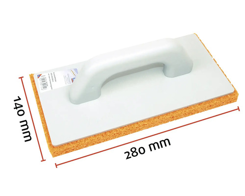 Gletieră din plastic cu burete, 280 x 140 milimetri