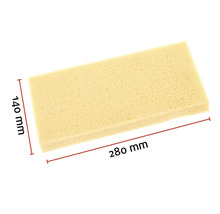 Bloc de spumă cu dimensiunile de 280 mm pe 140 mm