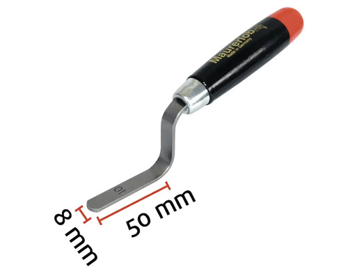 Mistrie de zidar cu dimensiunile de opt milimetri pe 50 milimetri.