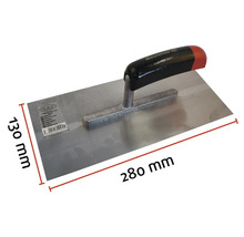 Mistrie de zidar Maurer cu o lungime a lamei de 280 milimetri și o lățime a lamei de 130 milimetri.