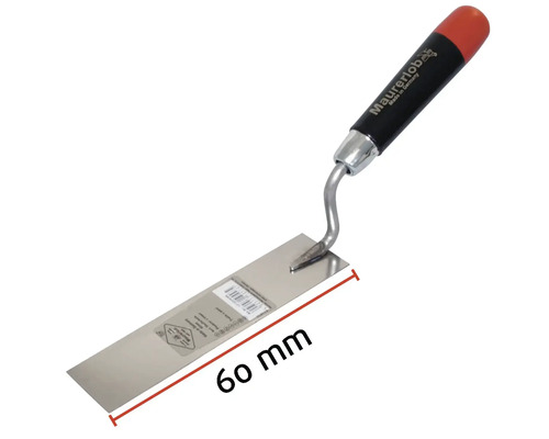 Mistrie de zidar cu lățimea lamei de 60 milimetri