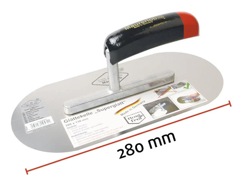 Gletieră, 280 milimetri, unealtă de zidar