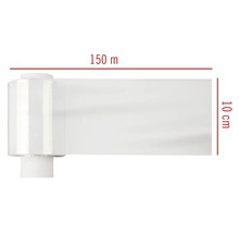 Rola folie transparentă, lungime de 150 metri și lățime de 10 centimetri