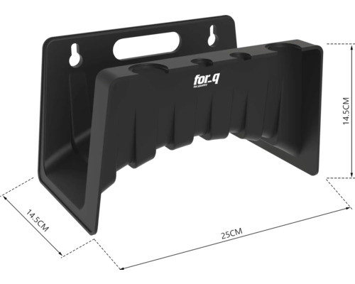 Suport de scule cu dimensiunile 25 x 14,5 x 14,5 centimetri