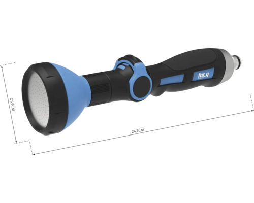 Pulverizator de grădină cu o lungime de 24,2 cm și un diametru de 5,9 cm