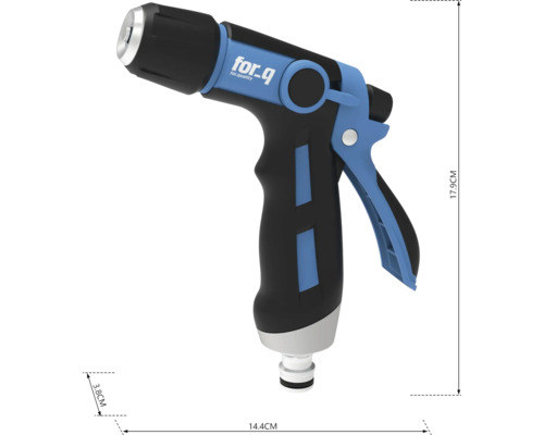 Pulverizator de grădină cu dimensiunile de 17,9 cm înălțime și 14,4 cm lățime
