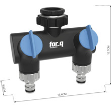 Distribuitor de apă for_q cu dimensiunile 13,4 x 8,6 x 12,7 cm