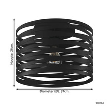Lumină de plafon, înălțime 26 cm, diametru 37 cm