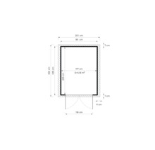 Dimensiunile căsuței de grădină