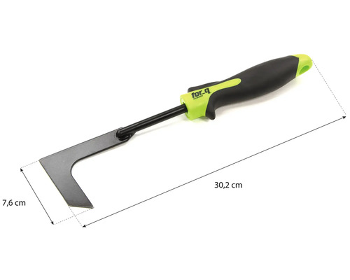 Scule de scos buruieni cu o lungime de 30,2 cm și o lățime de 7,6 cm.