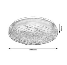 Plafonieră cu LED integrat Rabalux Luvia 36W 2900 lumeni 4000K, albă