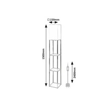 Lampadar Rabalux Bronn E27 40W H 150 cm gri/bej