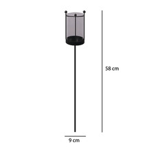 Candelă cu suport metalic Lafiora H 58 cm