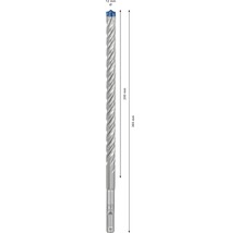 Burghiu cu o lungime de 265 mm și un diametru de 12 mm.