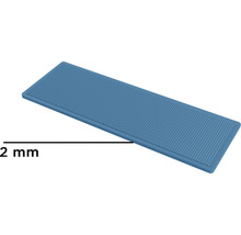 Cale fixe tip distanțier PM-Technic 2x32 mm, albastru, pentru montaj tâmplărie PVC/aluminiu, 10 bucăți-thumb-1