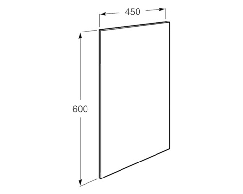 Imagine cu o placă cu dimensiunile de 450 pe 600